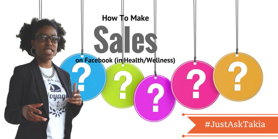 sales for your health and wellness business from Facebook