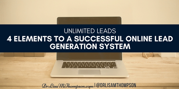 4 Elements to a Successful Online Lead Generation System