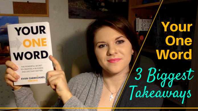 Your One Word Book Review and Bonus Interview with Evan Carmichael