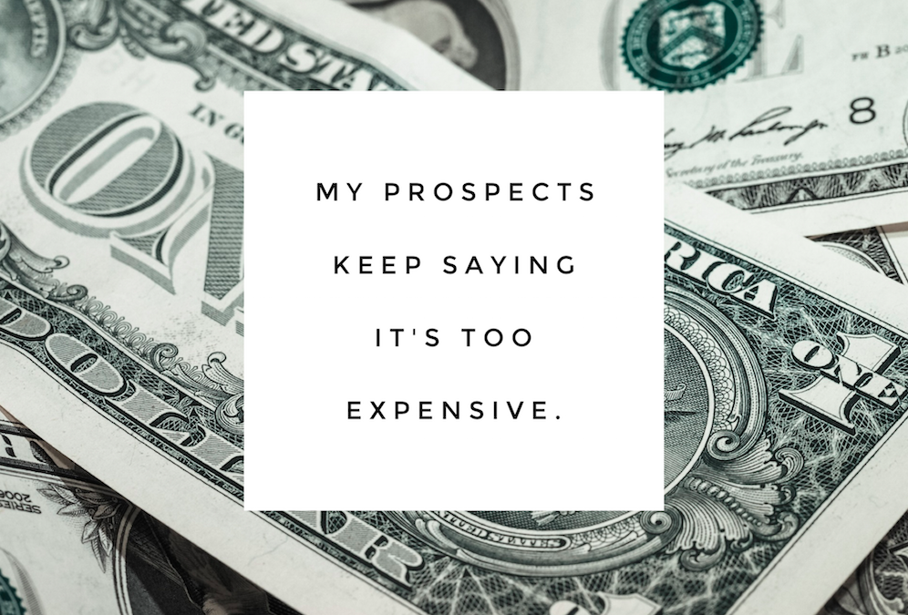 Network Marketing Objections: Its Too Expensive
