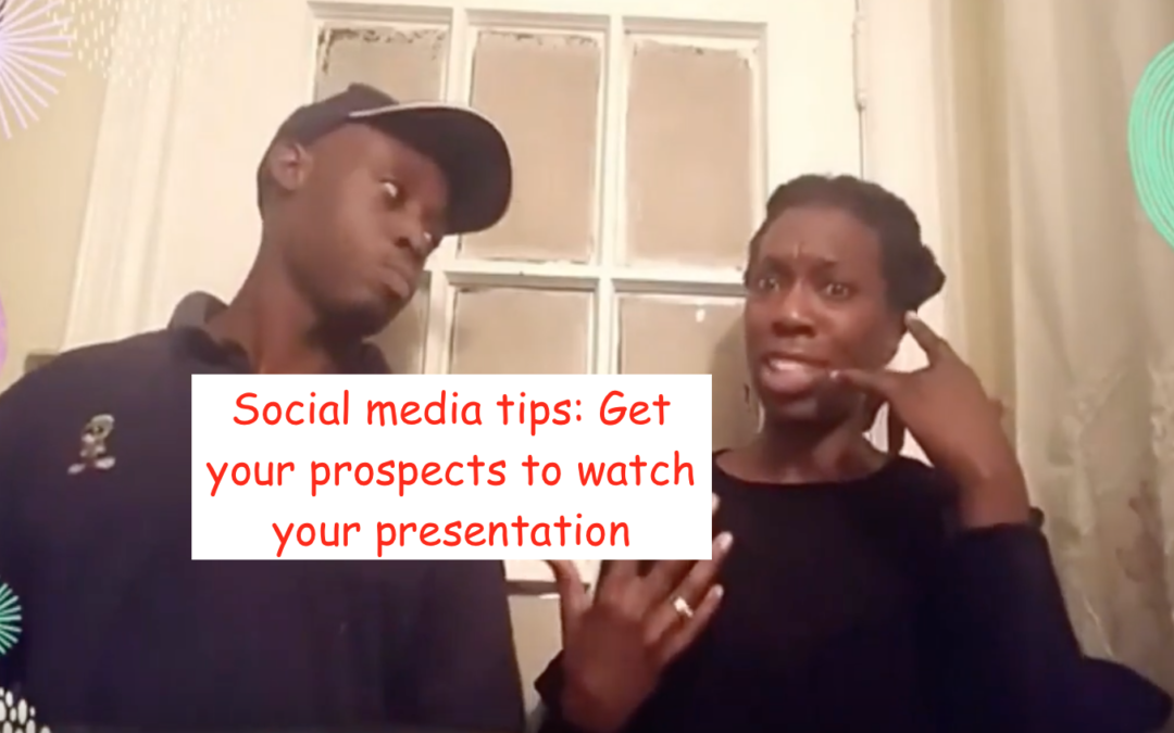 Social media training the secret to get prospects on your presentation