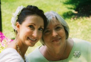 me and mom wedding day