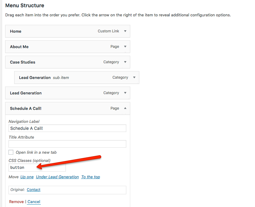 Navigate to Appearance -> Menus and add the css class 'button' to your menu item