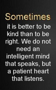 patient heart will listne