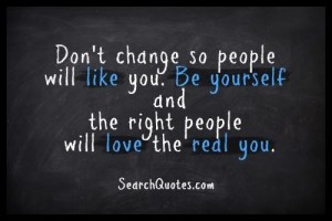be yourself