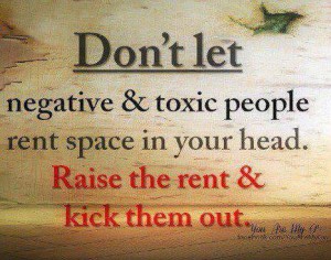 negative and toxic people