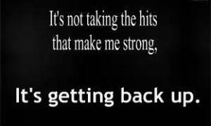 getting back up
