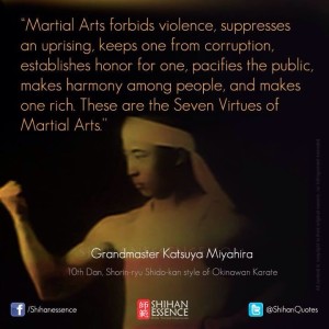 7 virtues of martial arts
