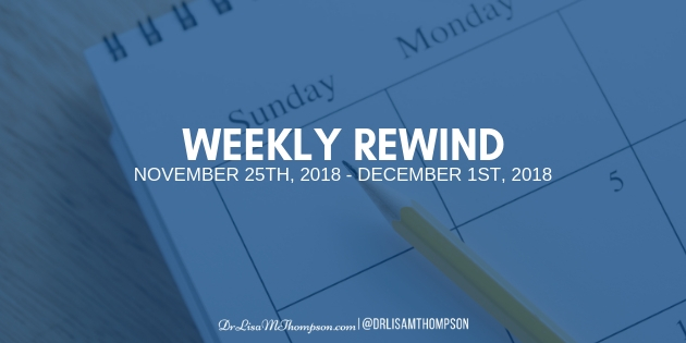 Week In Review: November 25th, 2018 – December 1st, 2018