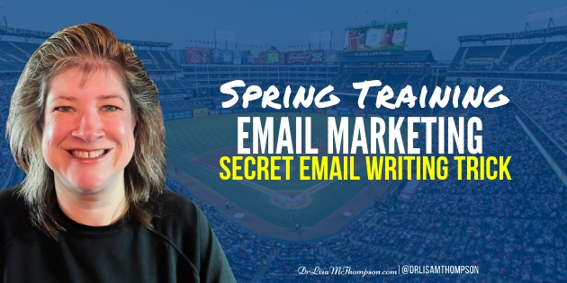 Spring Training Email Marketing | Secret Email Writing Trick