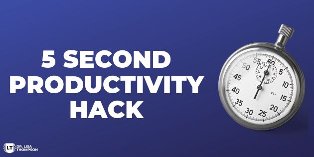 5 Second Productivity Tip