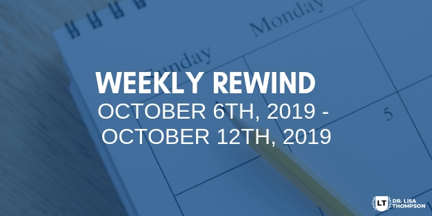 Week In Review: October 6th, 2019 – October 12th, 2019