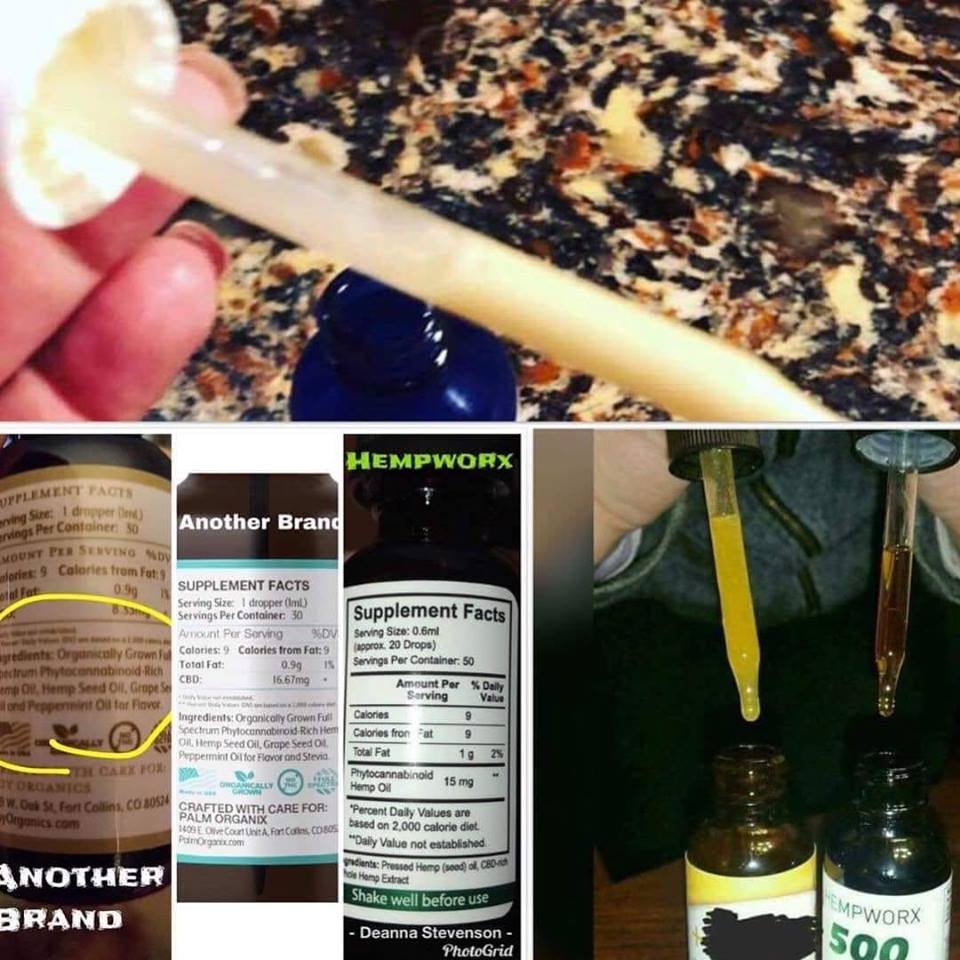 Unregulated CBD Oil Products vs. HempWorx CBD Oil US Hemp Authority Certified Quality!