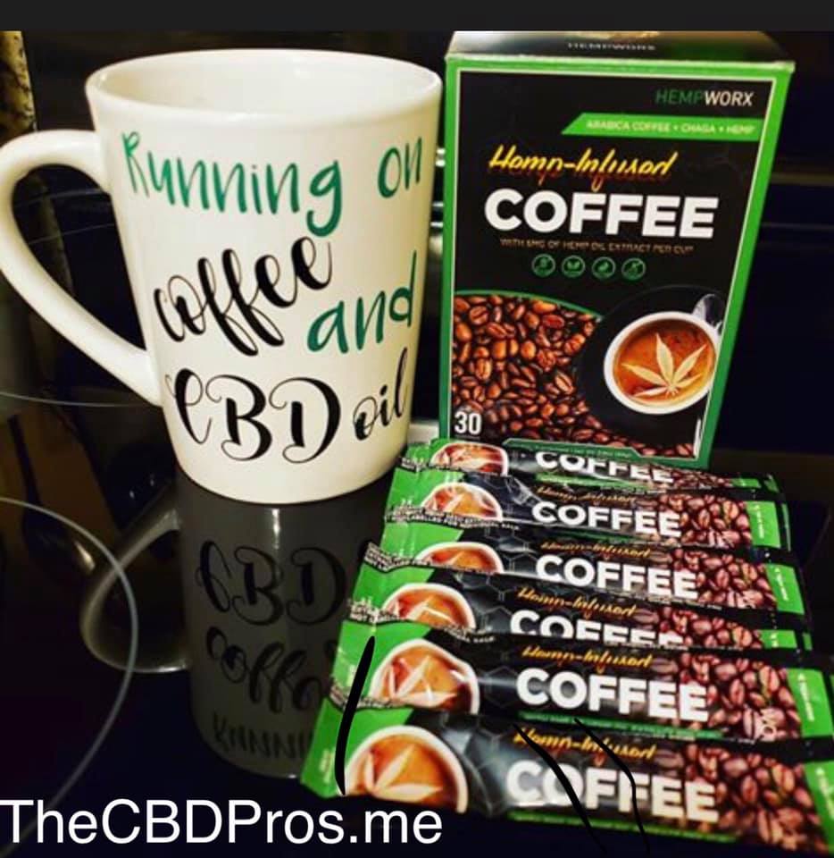 MyDailyChoice Hempworx Hemp-infused Coffee Running on Coffee and CBD oil Products